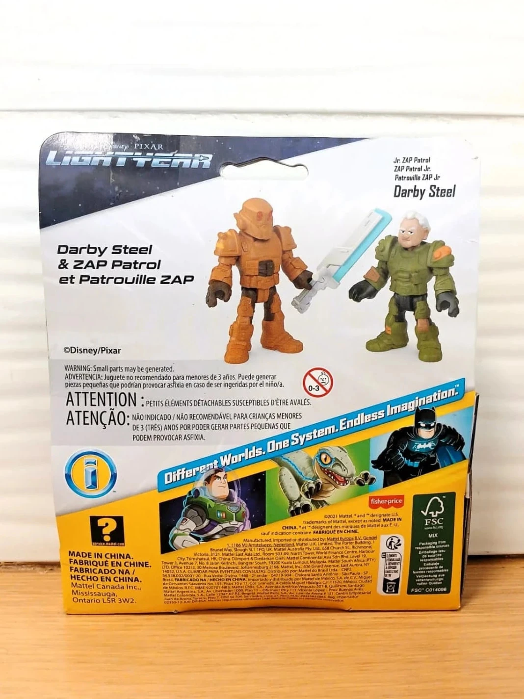 Pack figuren Imaginext Disney Pixar Lightyear Darby Steel & Zap Patrol – photo 2